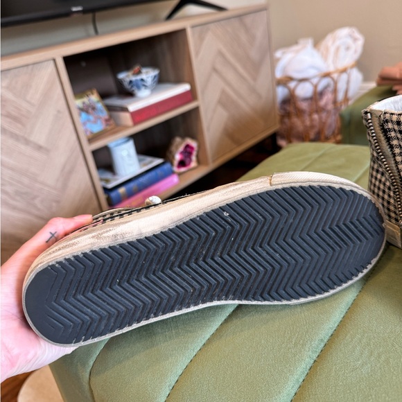 GOLDEN GOOSE SLIDE HIGH TOPS Gingham - Picture 6 of 9